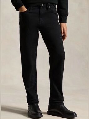 Polo Ralph Lauren Big Boys The Sullivan Slim Jeans Black Stretch Sz 20 NWT